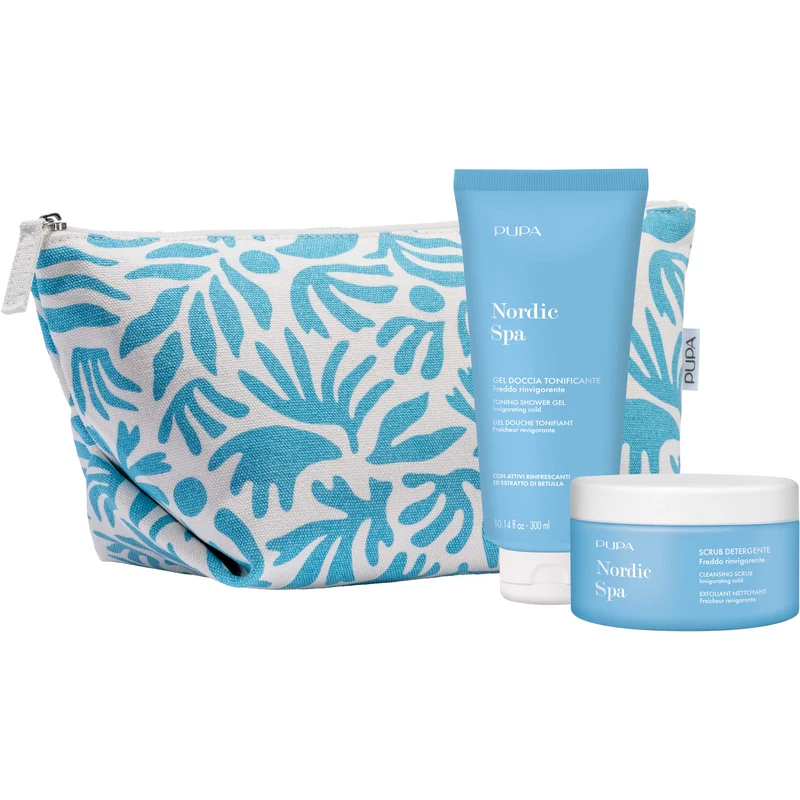 Pupa Nordic Spa Scrub Detergente 250 ml + Gel Doccia Tonificante 300 ml — Gel Doccia