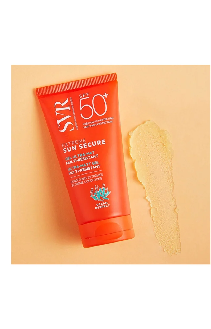 Gel solaire ultra-mat SPF 50+ - Sun Secure - Visage - 50 ml