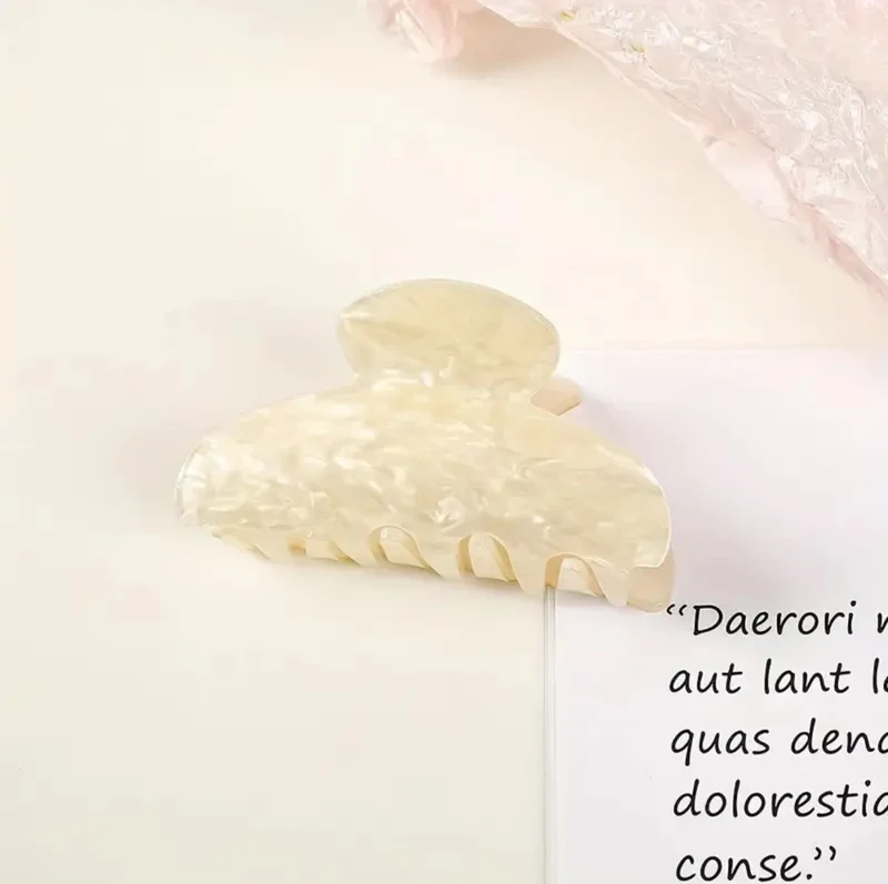Pince À Cheveux Acétique Sucrée Minimaliste Pour Femmes