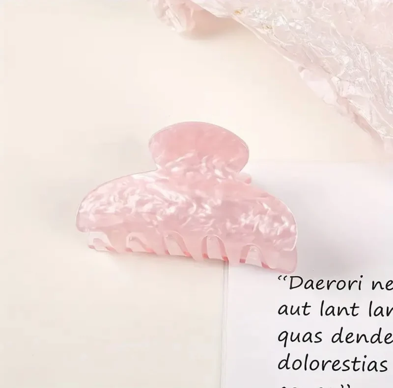 Pince À Cheveux Acétique Sucrée Minimaliste Pour Femmes