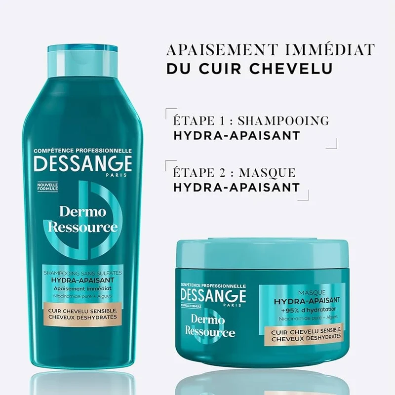 Dessange Shampooing Hydra-Apaisant Sans Sulfates