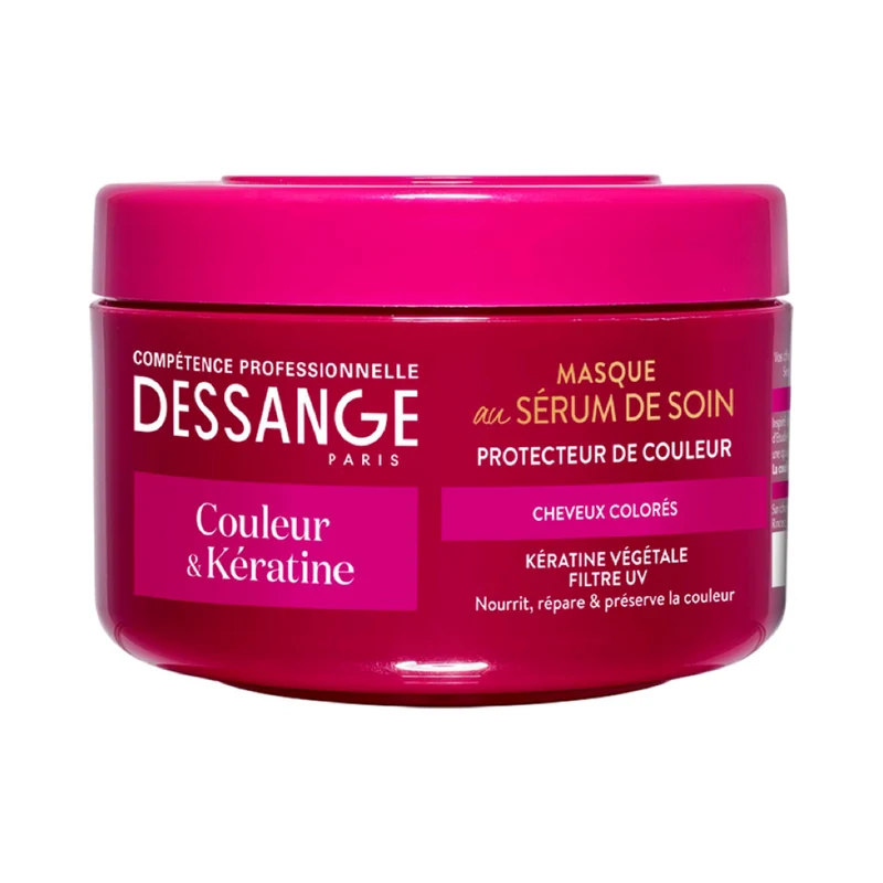 Dessange Masque Capillaire Sérum De Soin Protecteur Couleur & Kératine - Cheveux Colorés