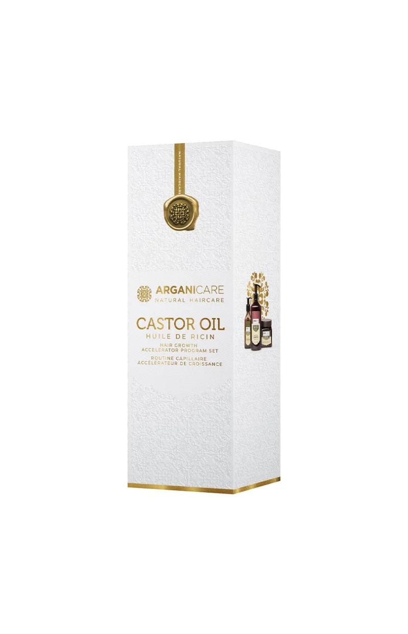 Coffret accélérateur de croissance - Huile de Ricin - Cheveux - 3 produits