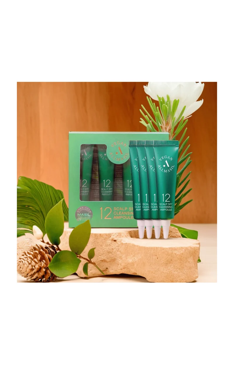 Ampoule nettoyante cuir chevelu - 4 x 15ml