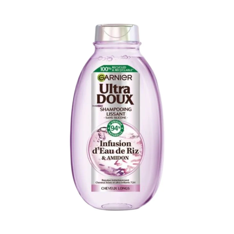 Ultra Doux Shampooing Lissant Infusion D'Eau De Riz & Amidon