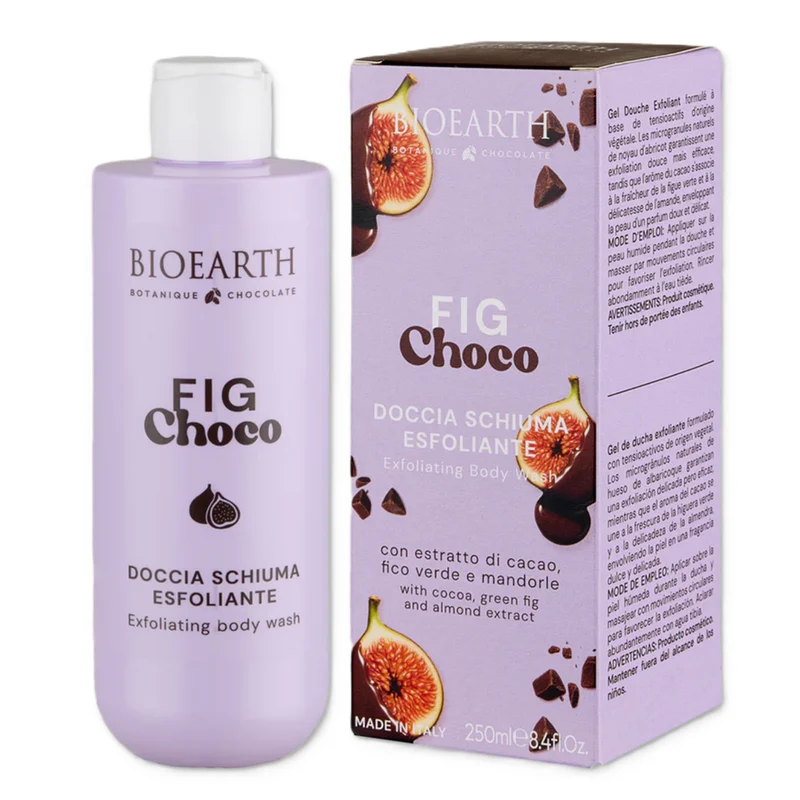 Bioearth Fig Choco Detergente ed esfoliante 250 ml — Gel doccia