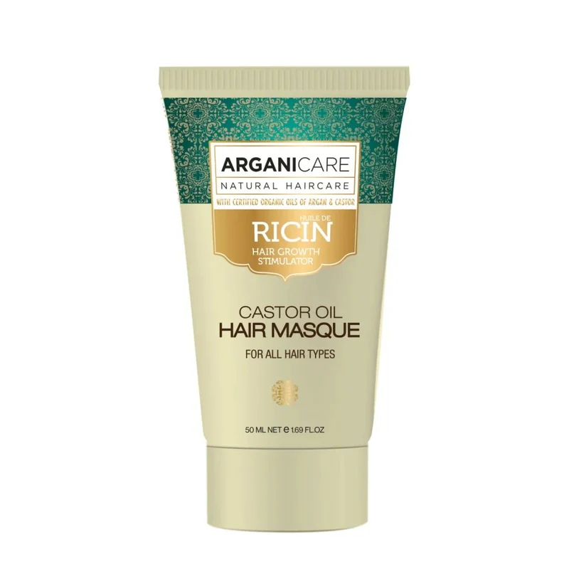 Arganicare Ricino Maschera crema trattamento capelli 50 ml — Trattamento capelli