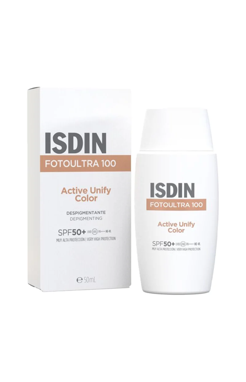 Fluide solaire teinté SPF 50 - Active Unify Color - 50 ml