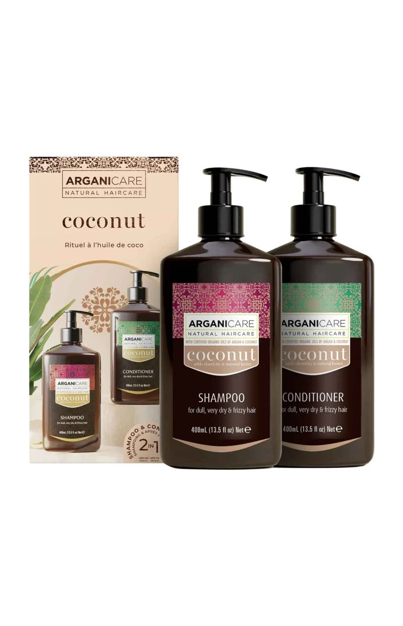 Coffret nutrition extrême - Coco - Cheveux très secs & frisés - 2 x 400 ml