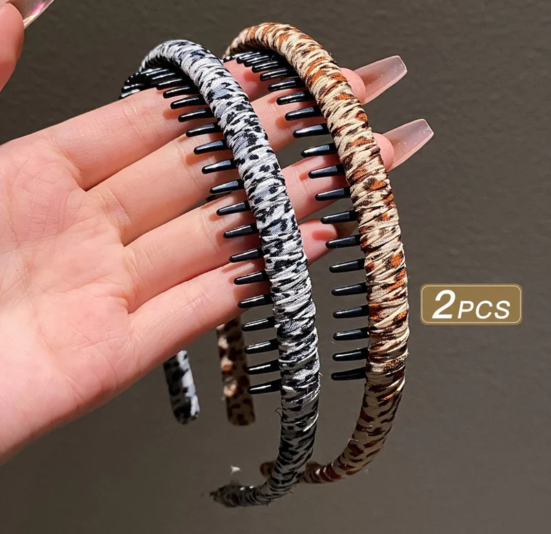 1Pc Bandeau Simple À Imprimé Léopard Serre Tête