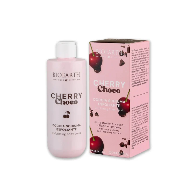 Bioearth Cherry Choco Detergente ed esfoliante 250 ml — Gel doccia