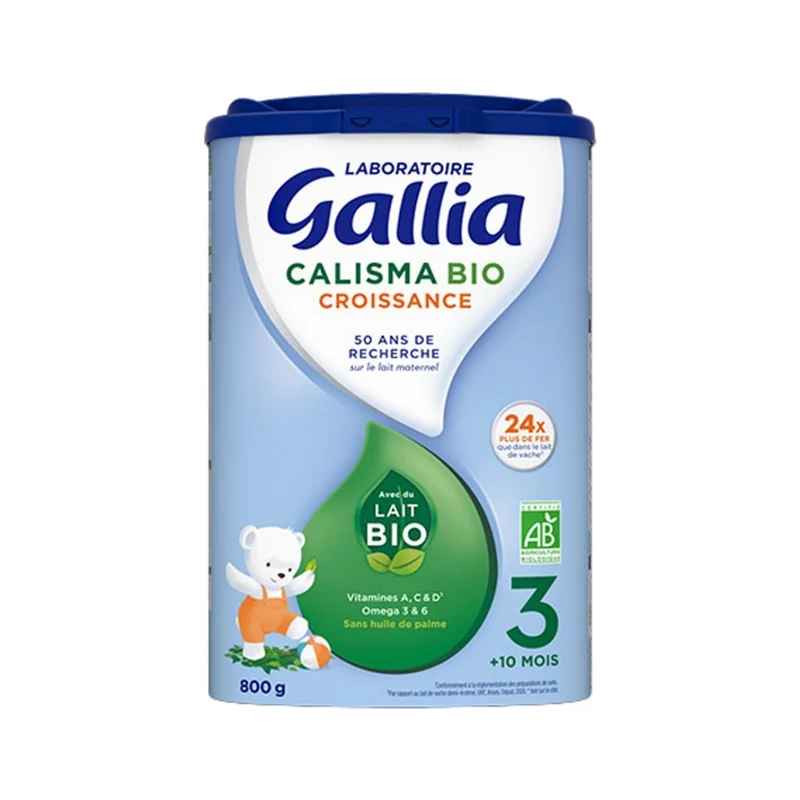 Gallia Calisma Crescita 3° Età BIO 800g — Latte crescita scadenza 12/10/2026