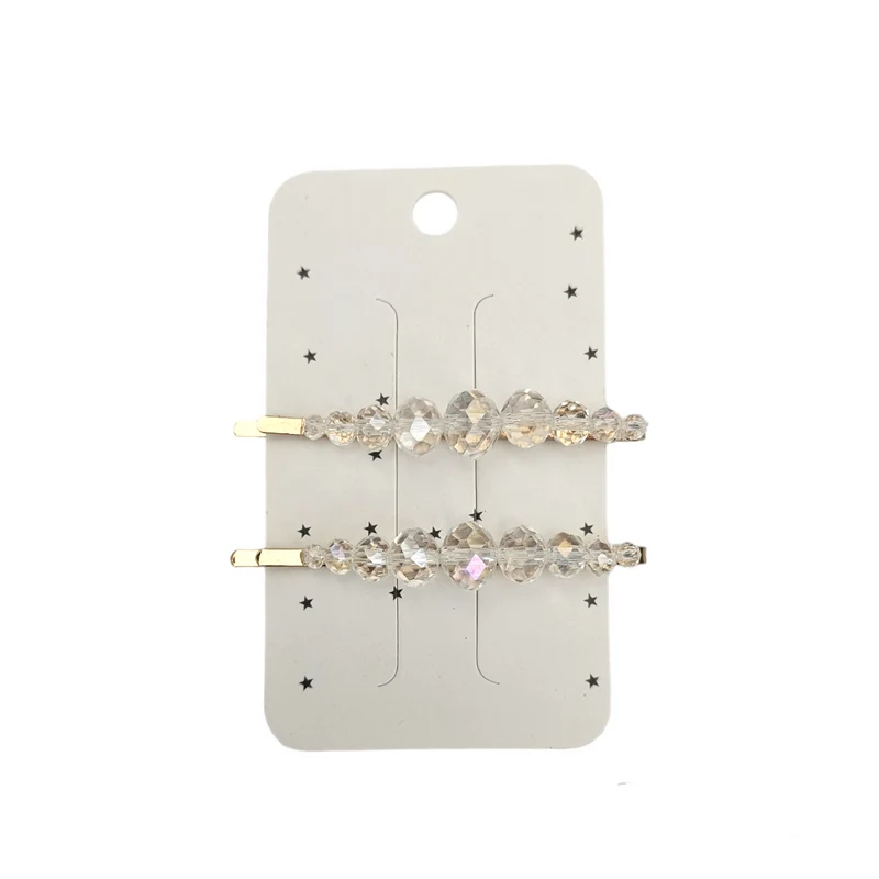 Glitter Basic Hair Clips Barrettes Pour Femmes Filles Décorations Décontractées Scolaires De Fête 2Pcs