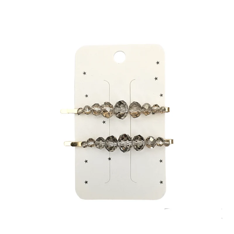 Glitter Basic Hair Clips Barrettes Pour Femmes Filles Décorations Décontractées Scolaires De Fête 2Pcs