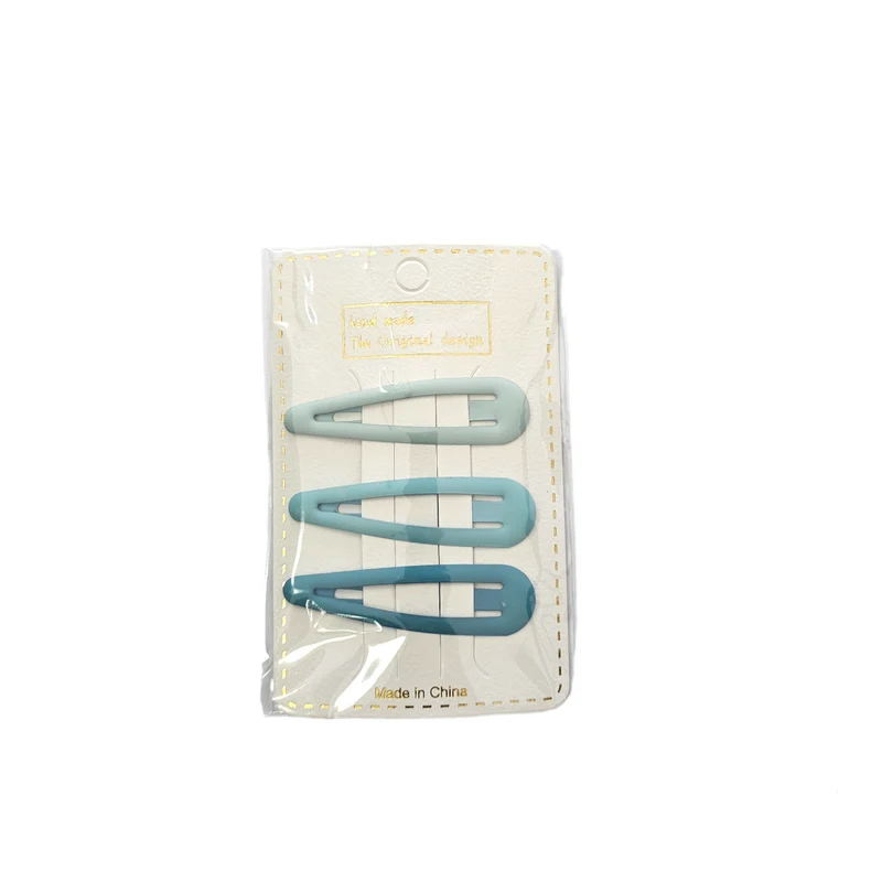 Glitter Basic Hair Clips Barrettes Pour Femmes Filles Décorations Décontractées Scolaires De Fête 3Pcs