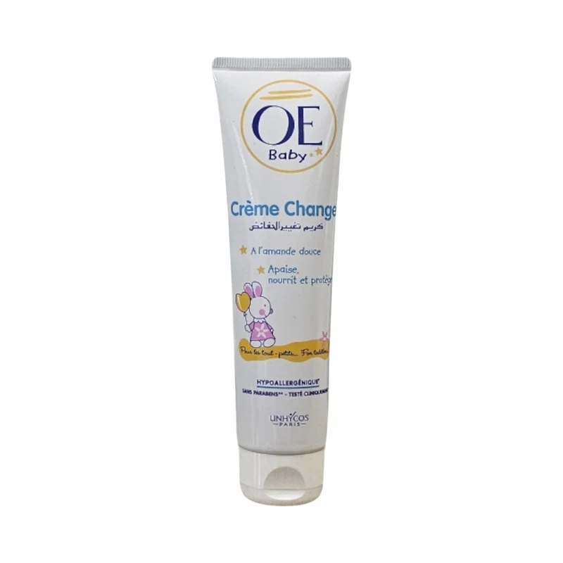 Oe Baby Crème Change À L'Amande Douce, Apaise, Nourrit Et Protège