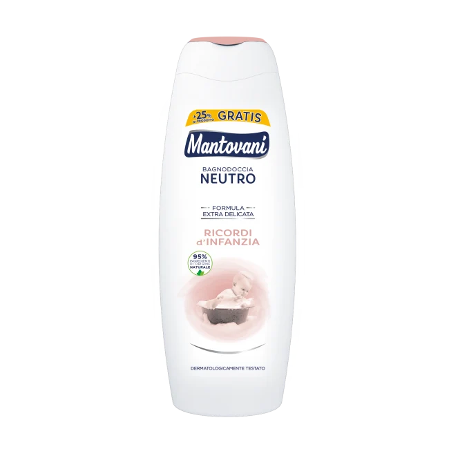 Mantovani Bagnodoccia Neutro Ricordi D'infanzia 400 ml — Bagnoschiuma