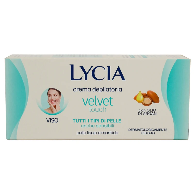 Lycia Velvet Touch Crema Depilatoria Viso 50 ml — Crema depilatoria