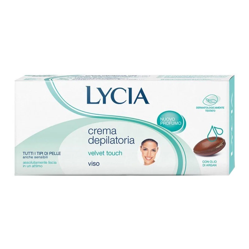 Lycia Velvet Touch Crema Depilatoria Viso 50 ml — Crema depilatoria