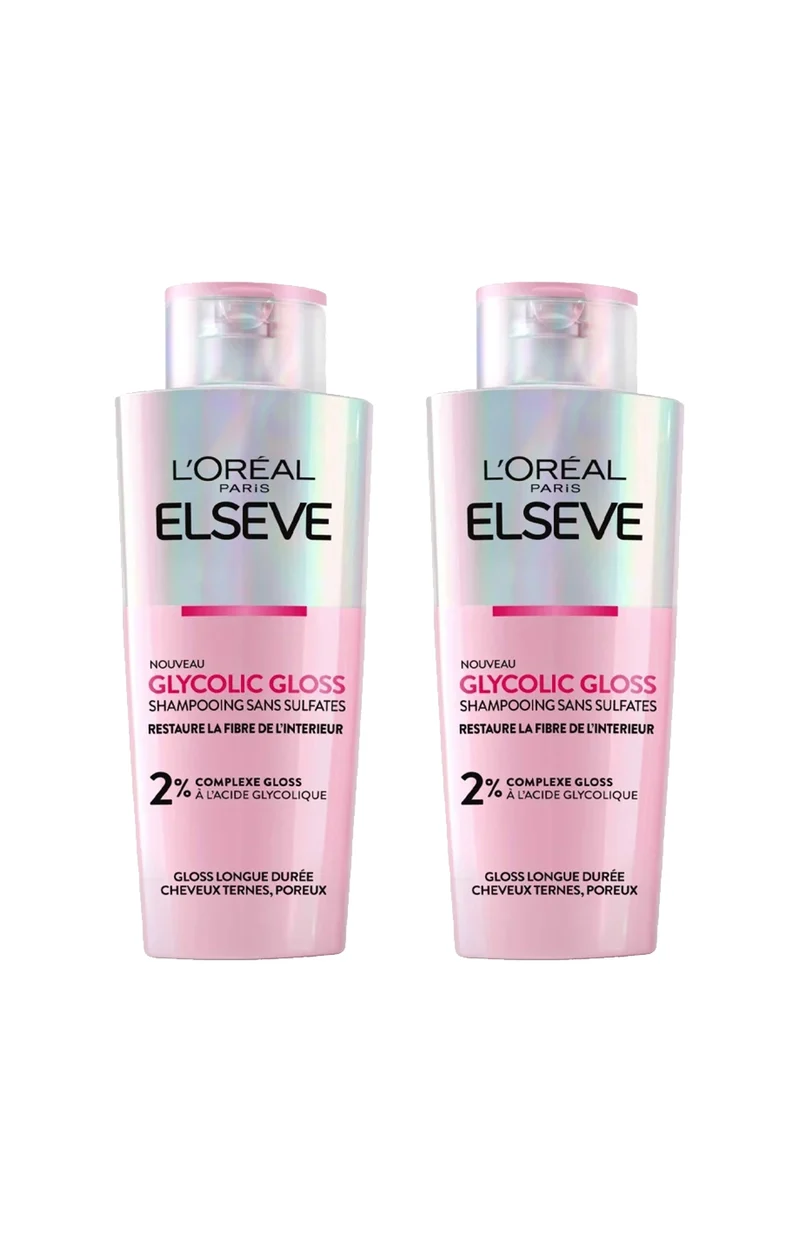 2 shampoings - Acide glycolique - 200 ml