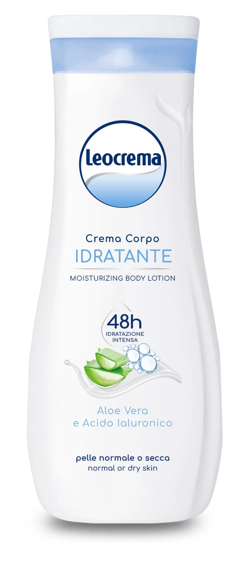 Leocrema Crema Corpo Idratante Aloe Vera E Acido Ialuronico Hydra 3 Skin 250 ml — Crema corpo