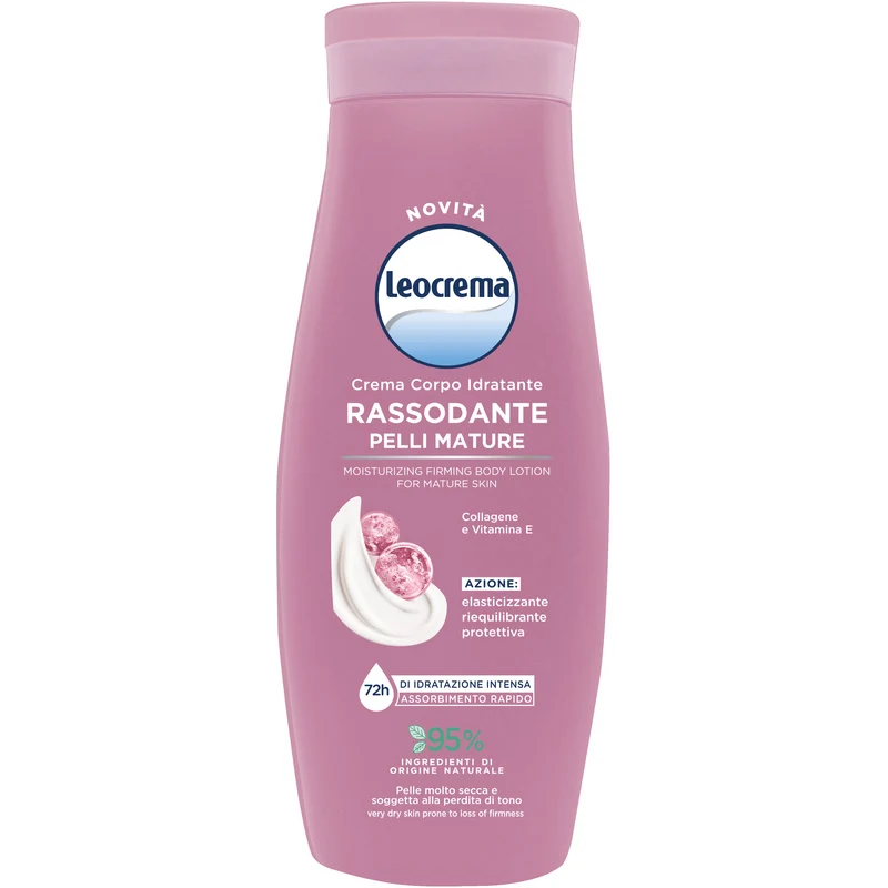 Leocrema Crema Corpo Idratante Rassodante Pelli Mature 400 ml — Crema corpo