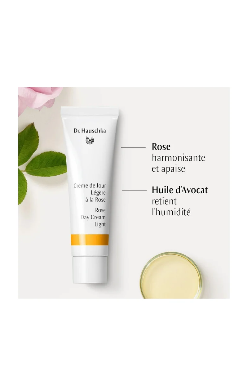 Crème de jour légère - Rose - 30 ml