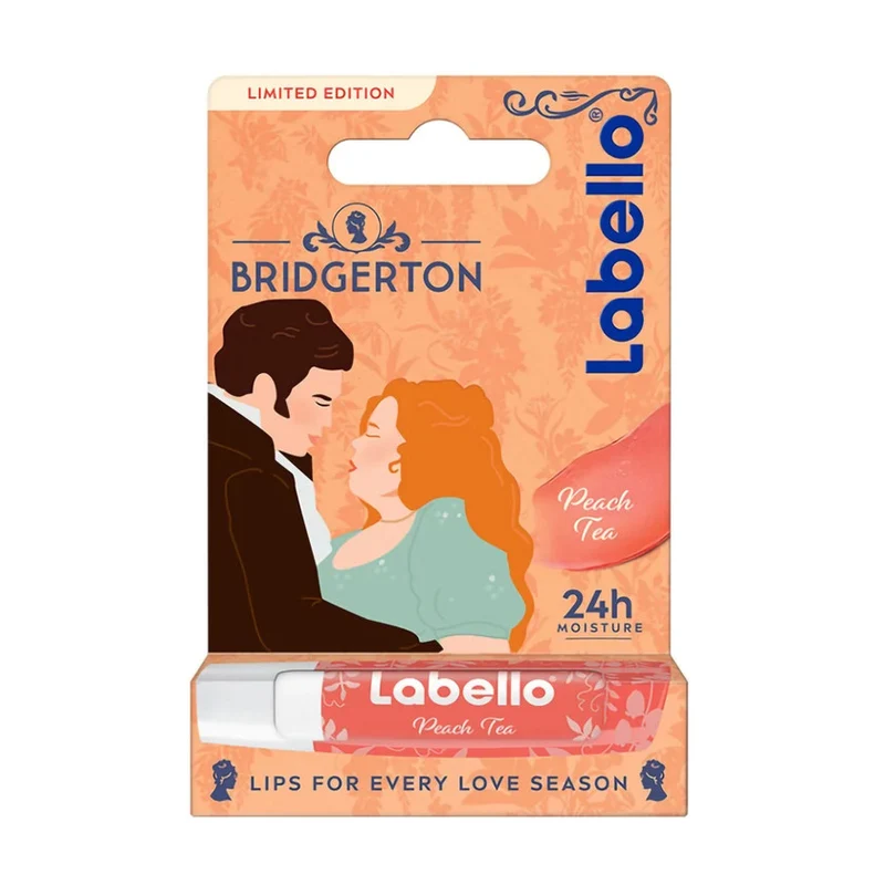 Labello Bridgerton Peach Shine 5,5 ml — Balsamo labbra