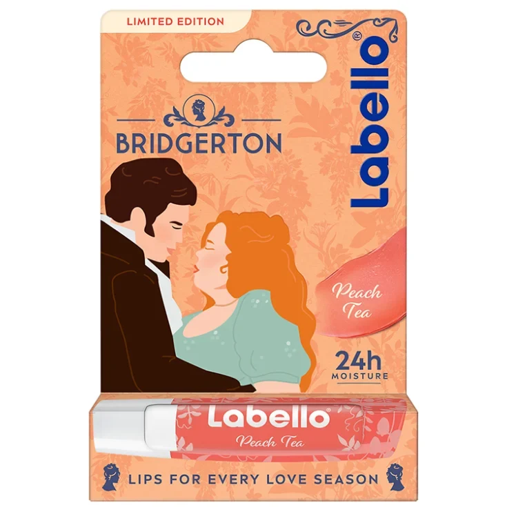 Labello Bridgerton Peach Shine 5,5 ml — Balsamo labbra