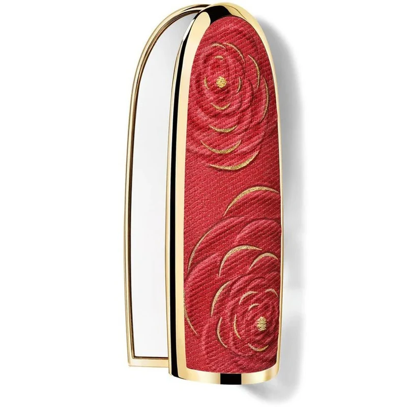Guerlain Rouge G Blooming Denim La Cover Gioiello Con Doppio Specchio Edizione Limitata — Rossetto