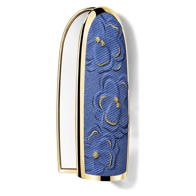 Guerlain Rouge G Blooming Denim La Cover Gioiello Con Doppio Specchio Edizione Limitata — Rossetto