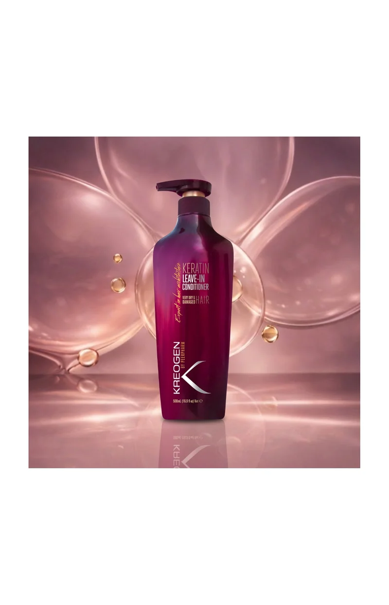 Soin réparateur sans rinçage - Kératine - Cheveux secs & abîmés - 500 ml