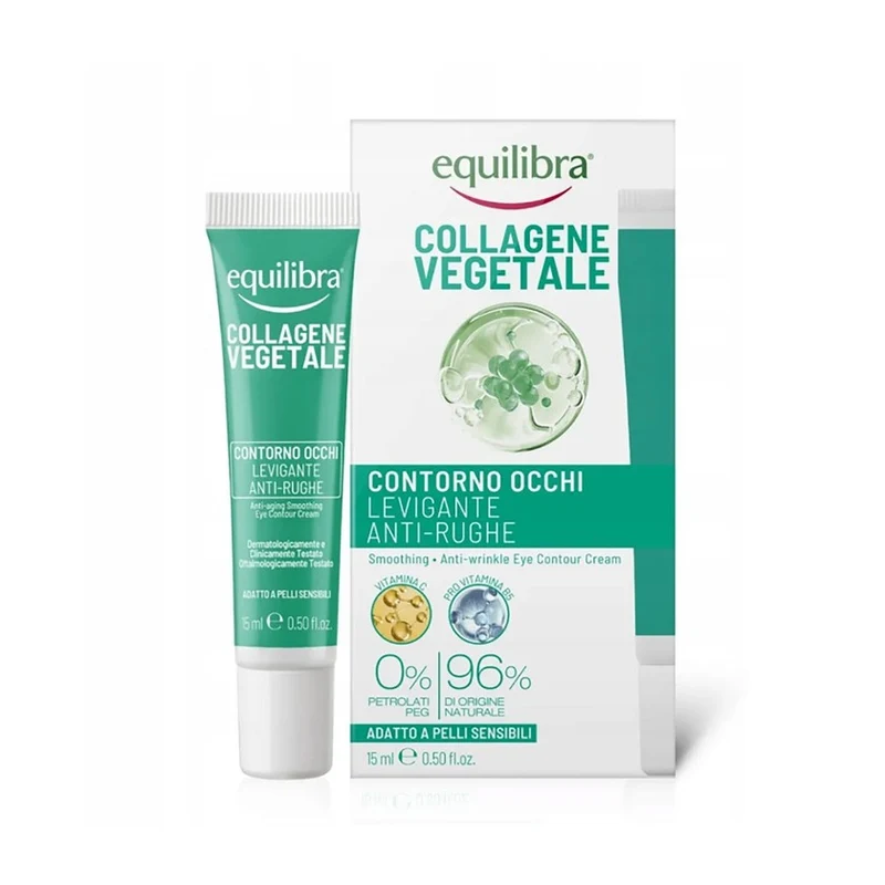 Equilibra Collagene Vegetale Crema Contorno Occhi Levigante Anti-rughe 15 ml — Contorno occhi