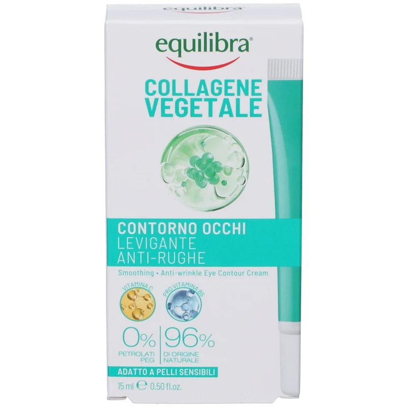 Equilibra Collagene Vegetale Crema Contorno Occhi Levigante Anti-rughe 15 ml — Contorno occhi