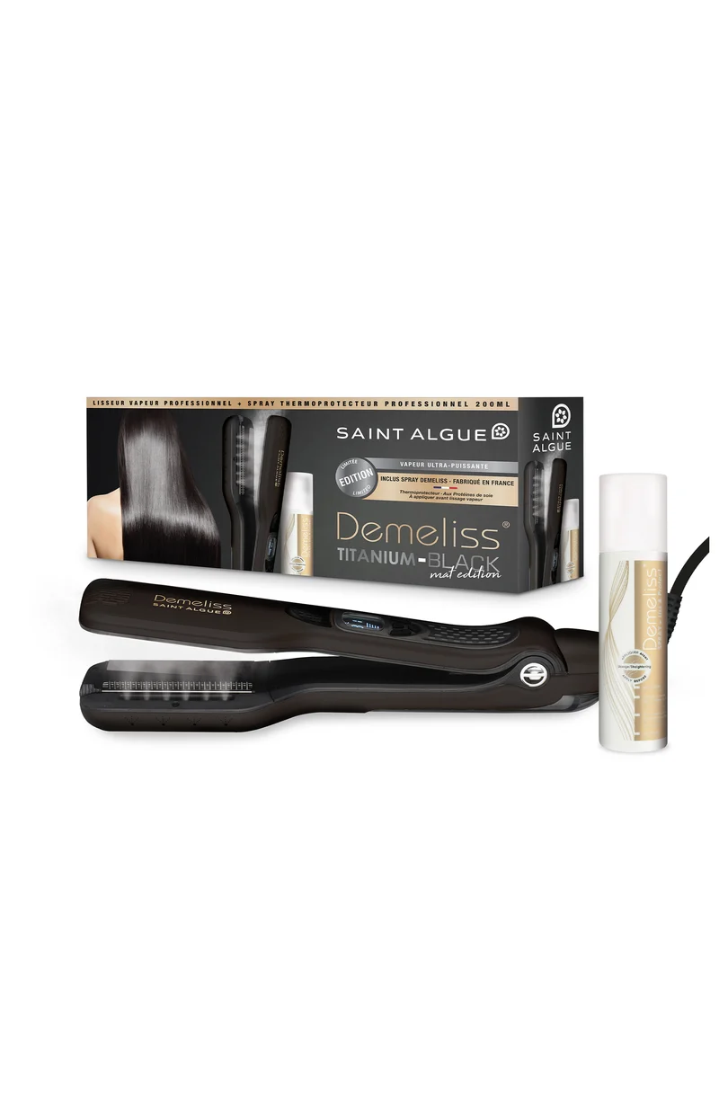 Lisseur vapeur - Titanium Black - Noir
