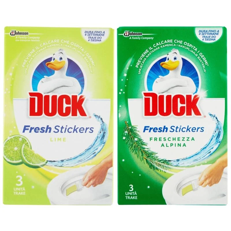 Duck Fresh Stickers Lime 3 Pz 1 unità — Igienizzante WC
