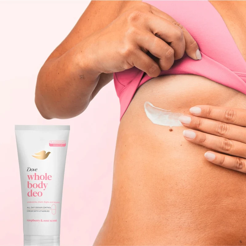 Dove Whole Body Deo Lampone E Rosa 75 ml — Deodorante in crema
