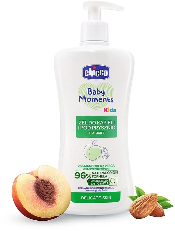 Chicco Bagnodoccia Senza Lacrime Baby Moments 500 ml — Bagno doccia