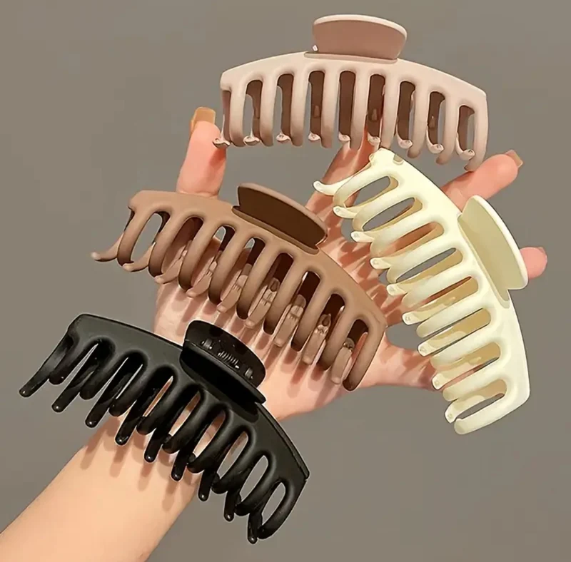 Grande Pince À Cheveux À Griffes De Quille - Une Pince Anti-Glisse Et Solide 1Pc