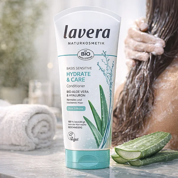 Lavera basis sensitiv - Balsamo Hydrate & Care, 200 ml — Crema