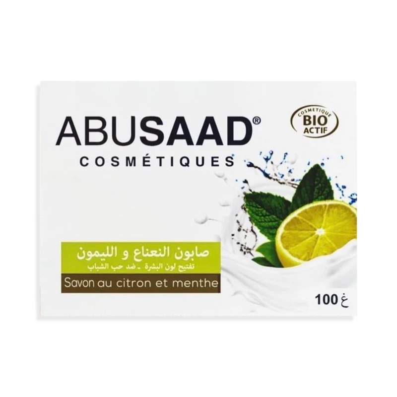 Abusaad Savon Au Citron Et Menthe