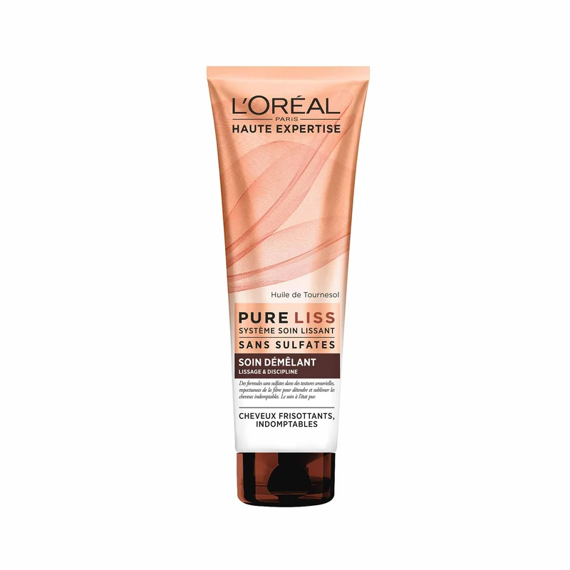 L'Oréal Paris Pure Liss Soin Démêlant À L'Huile De Tournesol Lissage & Discipline Cheveux Frisés & Indomptables