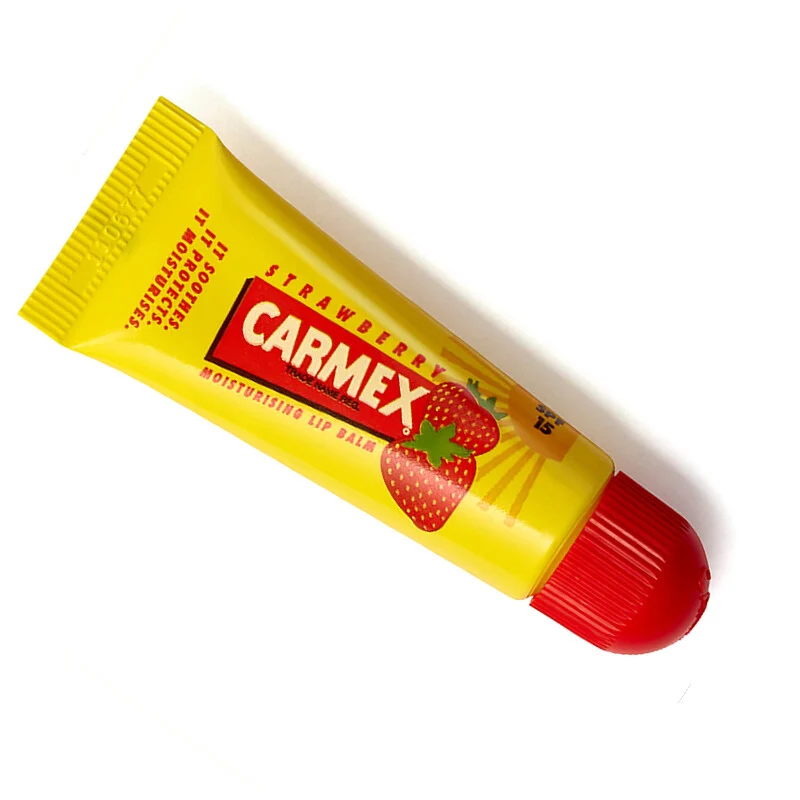 Carmex Idratante Lip Balm Strawberry Balsamo Labbra Alla Fragola Spf15 10 gr — Balsamo labbra