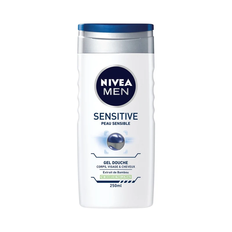 Nivea Sensitive Gel Douche 3En1 Visage Corps & Cheveux
