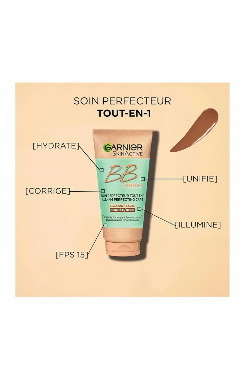 BB crème SPF 15 - Acide hyaluronique & aloe vera - 50 ml