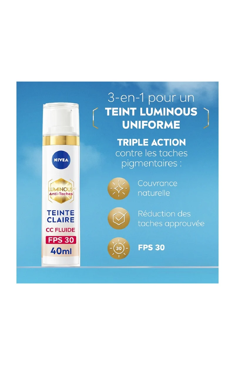 CC crème fluide SPF 30 - Clair - 40 ml
