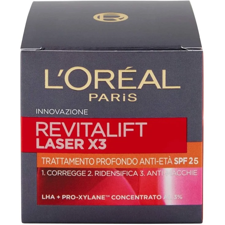 L'Oréal Paris Revitalift Laser Tripla Azione Crema Anti Età SPF25 50 ml — Crema solare viso