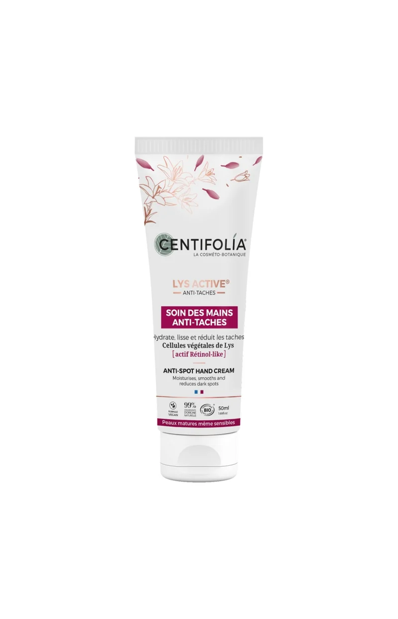 Crème mains bio anti-taches - Peaux matures - 50 ml
