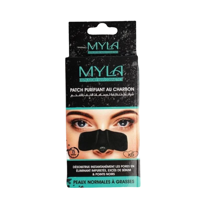 Myla Patchs Purifiant Au Charbon Pour Peaux Normales À Grasses 6 Patchs