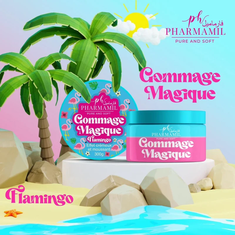 Pharmamil Gommage Magique Flamingo